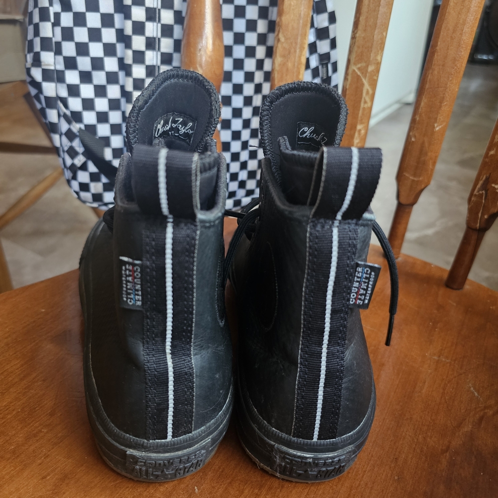 Waterproof Converse Men's Black High-Top Sneakers - Picture 5 of 11